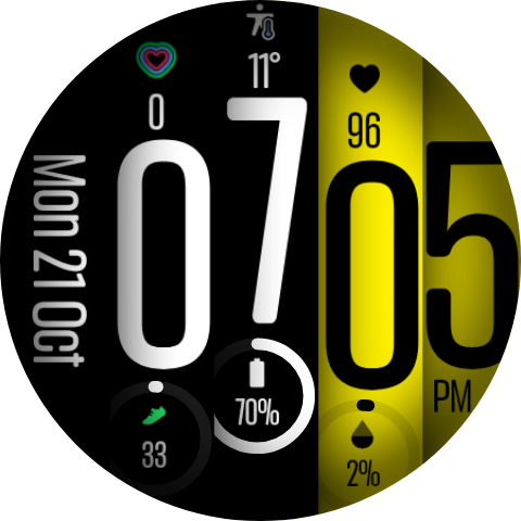 Stretch Fall - Watch face