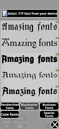 xCanvas: Font lettering design