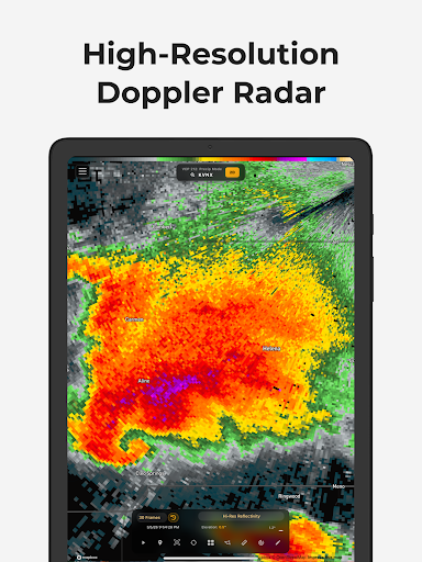 RadarOmega: Doppler Radar App