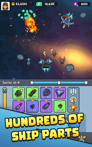 Idle Space: Ship Crafting RPG