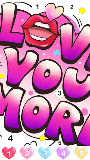 Graffiti Quote Color by number