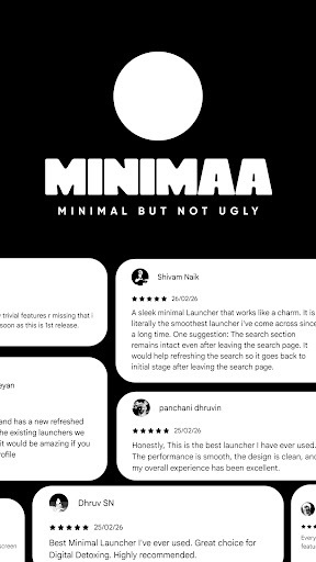 MINIMAA: Minimalist Launcher