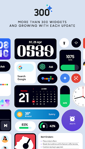 OneUI Widgets