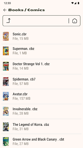 Comic Book Reader (cbz/cbr)