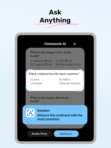 Homework AI - Math & Essay App