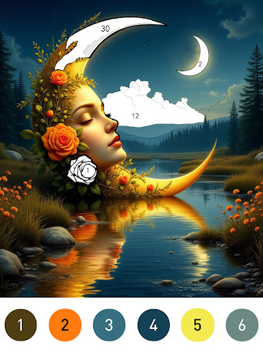 Fantasy Color By Number Game