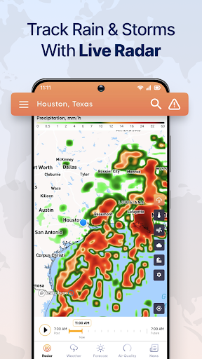 Live Weather Radar Launcher