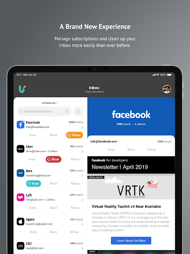 Unroll.Me - Inbox Mail Cleaner