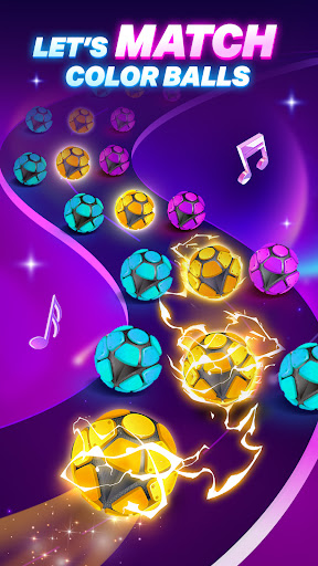 Dancing Road Color Balls Match