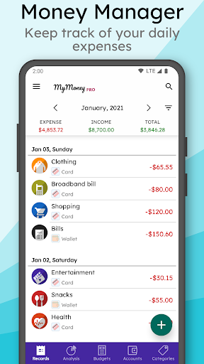 MyMoney Pro - Expense & Budget