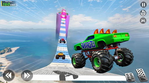 Mega Ramp Monster Truck Stunts