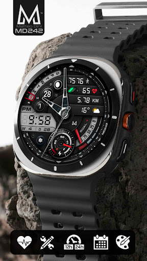 MD242 Hybrid watch face