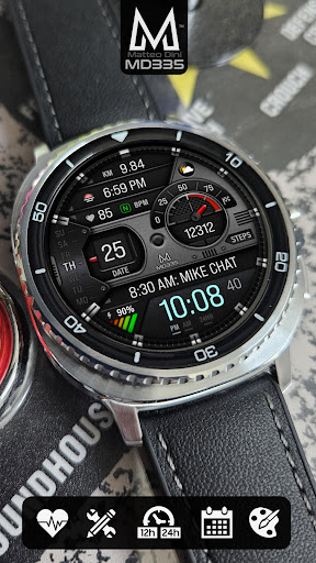 MD335 Hybrid watch face