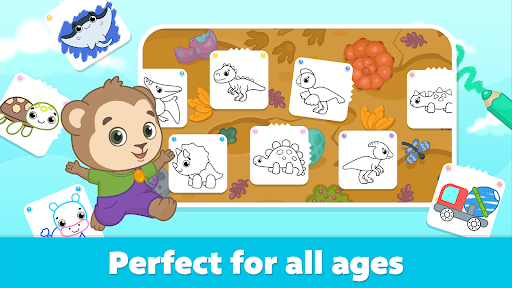 Coloring for Kids: Drawing 2-6