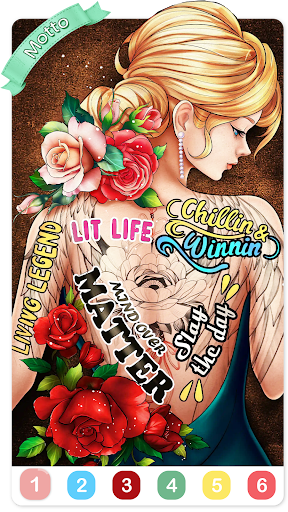 Tattoo Coloring games