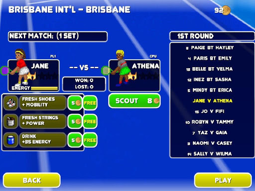 Tennis Champs Returns