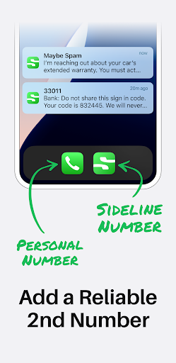 Sideline: 2nd Phone Line App