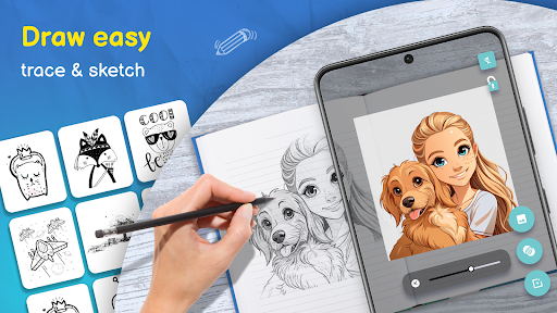Trace Drawing－Sketch and Paint