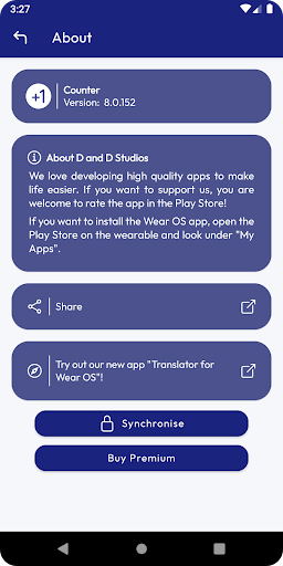 Counter for Wear OS