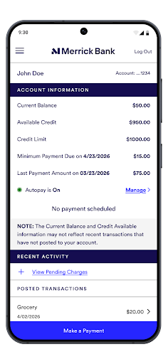 Merrick Bank Mobile