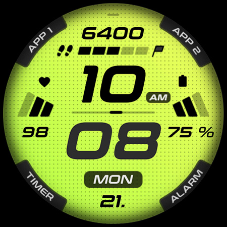SPORT xR: Watch face