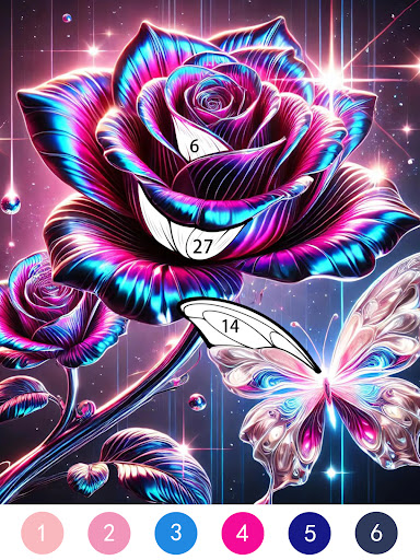 Fantasy Color By Number Game