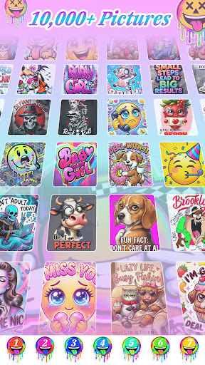 Meme Color By Number Game