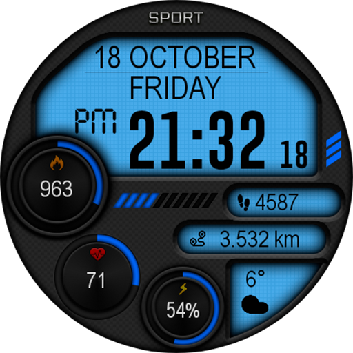 Digital Iwasa Watch Face