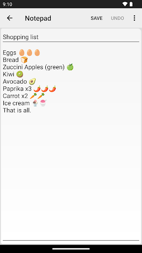 Notepad - simple notes