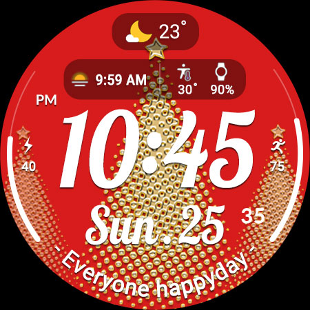 ACRO Happy Christmas Watchface