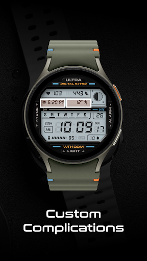 ULTRA Digital Retro watch face