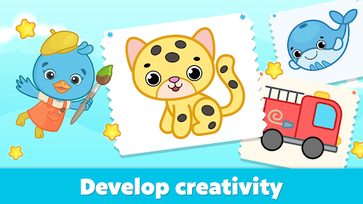 Coloring for Kids: Drawing 2-6