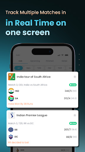 Cricket LineX: Fast Live score