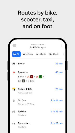 Yandex Maps and Navigator