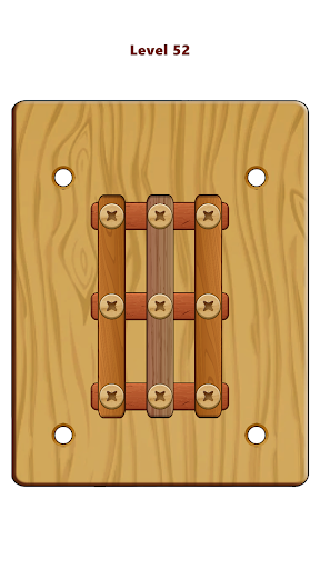 Wood Nuts & Bolts Puzzle