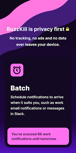 BuzzKill Notification Manager