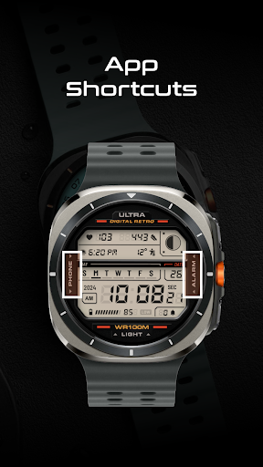 ULTRA Digital Retro watch face