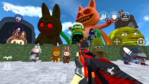 Nextbots In Backrooms: Shooter
