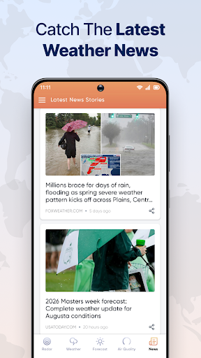 Live Weather Radar Launcher