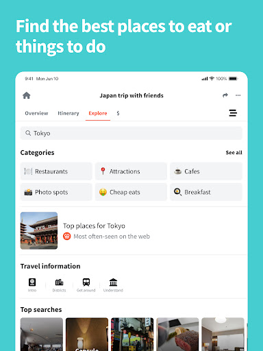 Wanderlog - Trip Planner App