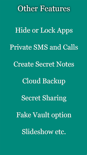 Hide Photos, Video and App Loc