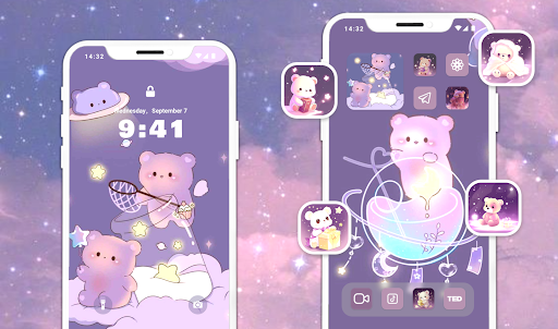 Glitter Wallpaper: Theme, Icon