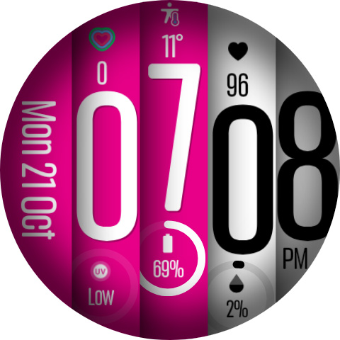 Stretch Fall - Watch face