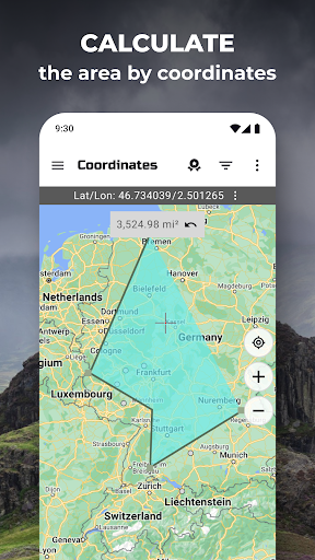 GPS Coordinates Locator Map
