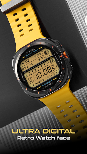 ULTRA Digital Retro watch face