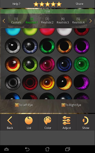 FoxEyes - Change Eye Color