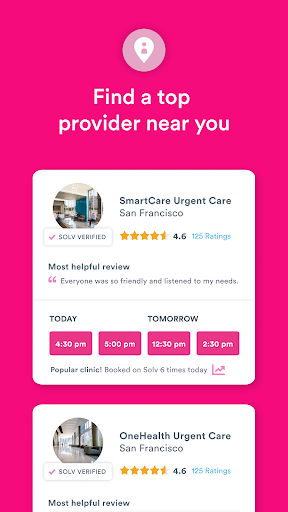 Solv: Find Quality Doctor Care