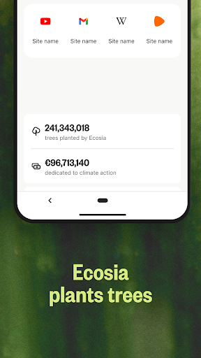 Ecosia: Search to plant trees