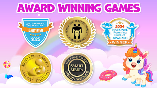 Unicorn Games for 2+ Year Olds