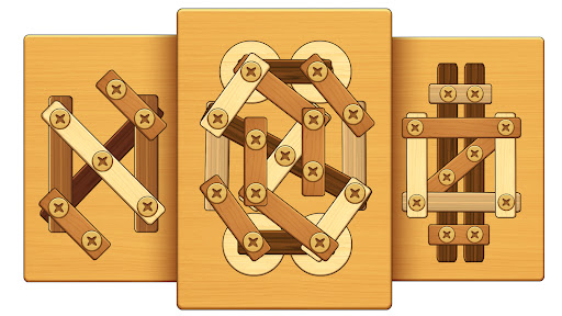 Screw Puzzle: Wood Nut & Bolt™